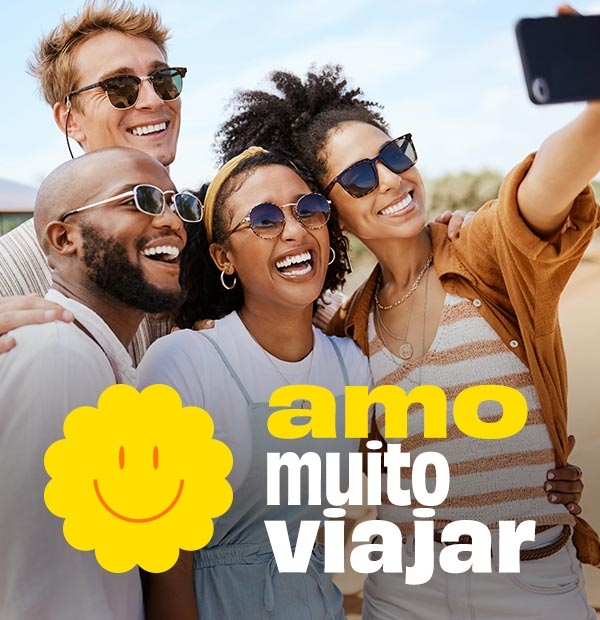 Amo muito viajar. wemobi - Sua melhor viagem! Simples assim.