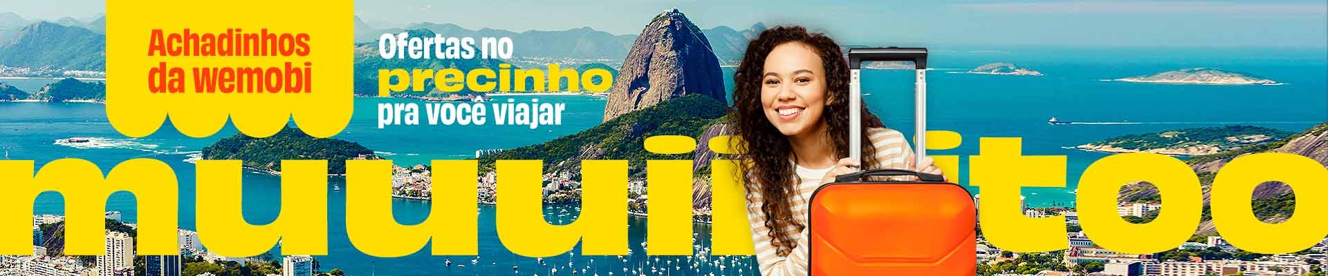 Achadinhos da wemobi - ofertas no precinho pra você viajar muuuuito